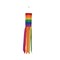 In the Breeze Rainbow Column 24 Inch Windsock - Colorful Hanging Decoration - Red, Orange, Yellow, Green, Blue and Purple Taffeta Material